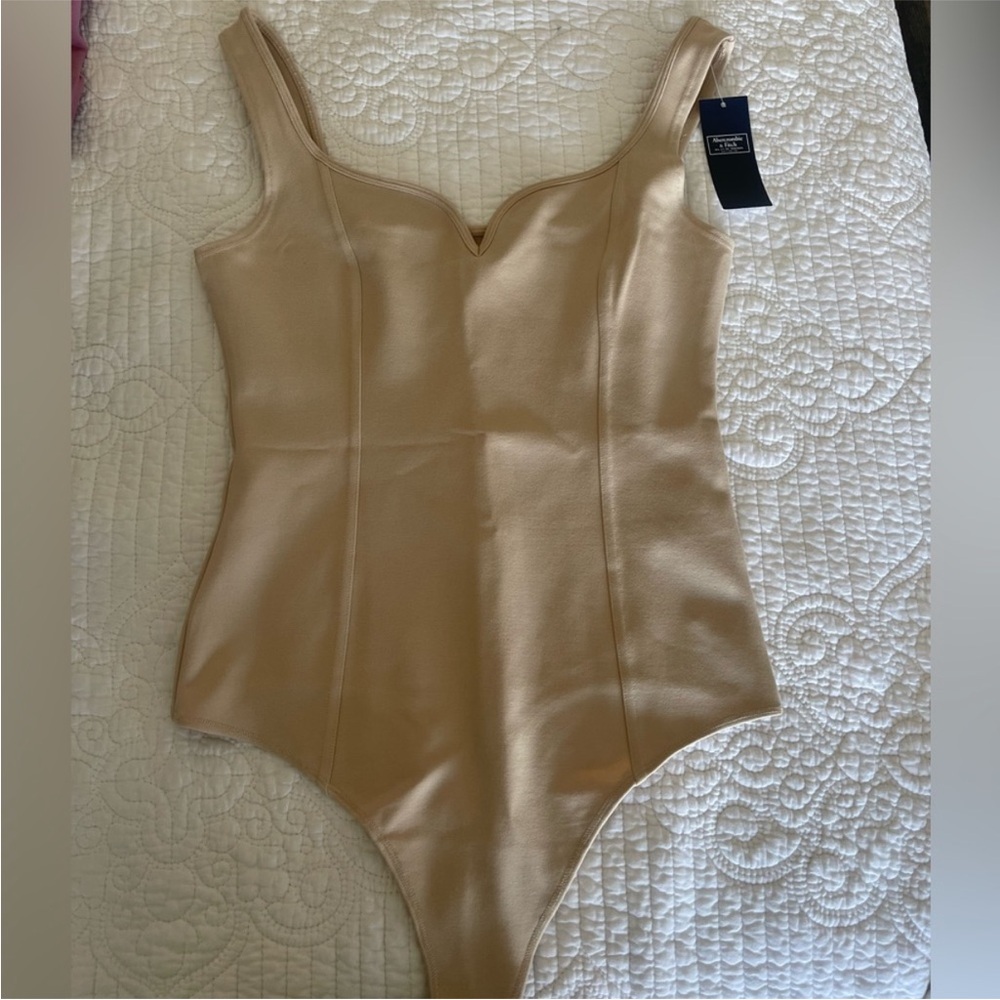 Abercrombie & Fitch Cream Bodysuit